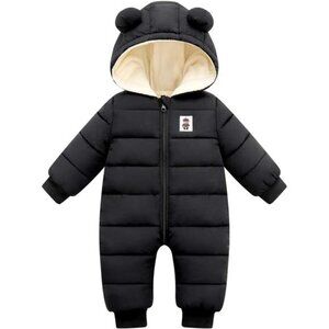 Cute Baby Boys Snowsuit New Born baby girls Winter Coat Toddler Clothes